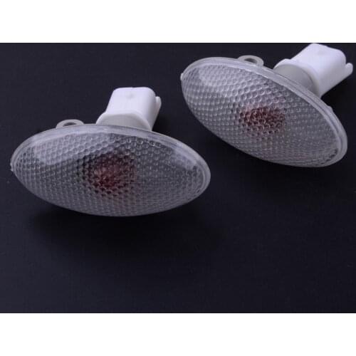 High Quality 2pcs Plastic Turn Signal Side Marker Repeater Light Lamp Indicator 632574 Fit For Citroen C1 C2 C3 Xsara