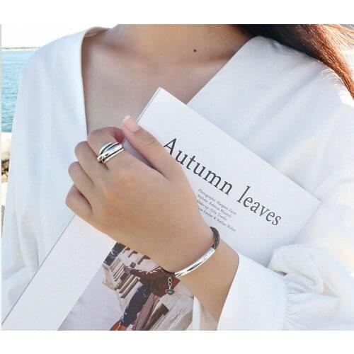 YELAMOY Women's Silver Rings