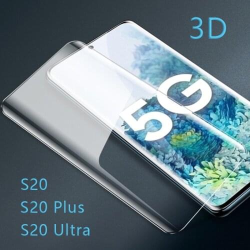 Case for samsung s20 plus ultra cover tempered glass screen protector on s 20 5g 20s s20plus s20ultra protective phone coque bag