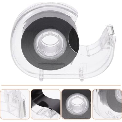 1 Roll 5-Meter Self-adhesive Magnetic Tape Magnet Tape Roll and Tape Dispenser