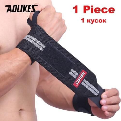 1 Pcs Wristband Wrist Support Weight Lifting Gym Training Wrist Support Brace Straps Wraps Crossfit Powerlifting