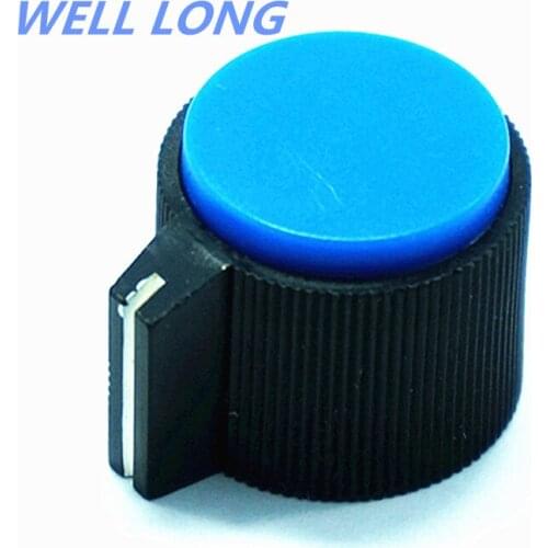 4pcs Potentiometer Cap Plastic Knob Adjustment knob Potentiometer knob Volume knob KN113 bakelite knob blue