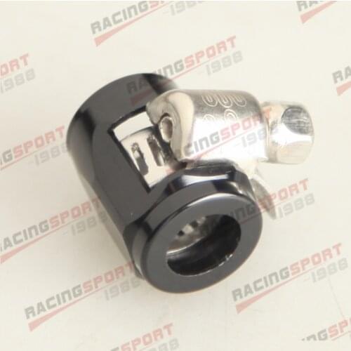 4AN AN-4 AN4 Black Fuel Hose Clamp Finisher HEX Finishers