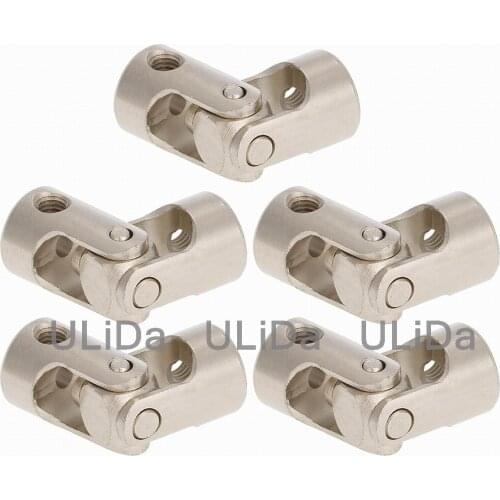 5pcs Stainless Steel Metal Universal Joint Cardan Couplings for RC Car Boat D90 SCX10 RC4WD