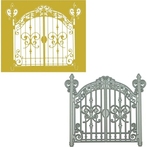 Large Size Gate Shape Envelope Cover Cutting Dies Scrapbooking Metal Mold DIY Invitation Card Border Punch Stencil