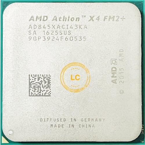 AMD Athlon X4 845 3.5 GHz 65W Quad-Core CPU Processor AD845XACI43KA Socket FM2