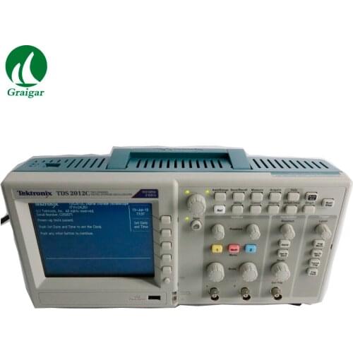 Tektronix Digital Storage Oscilloscope TDS2012C 2 mV to 5 V/div on all models with calibrated fine adjustment