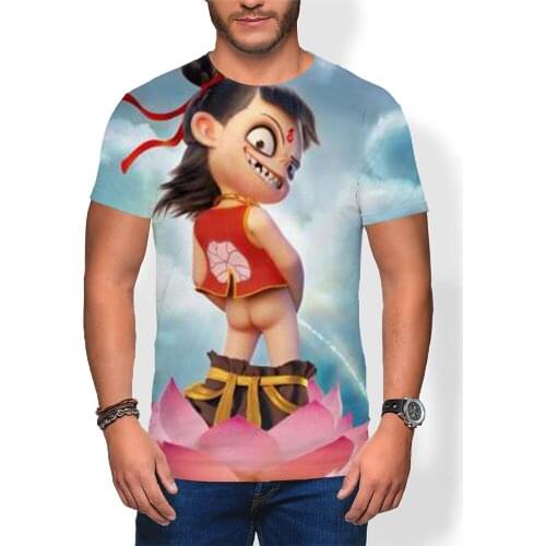 T Shirt Men new Summer casual Men Short Sleeve Shirt Cotton High Quality Male T-Shirts Cartoon Anime Top Tees cloth Hip Hop Tops