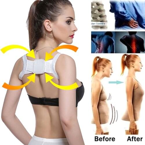 Spine Posture Corrector Back Support Belt Shoulder Bandage Back Spine Posture Correction Humpback Band Corrector Pain Relief
