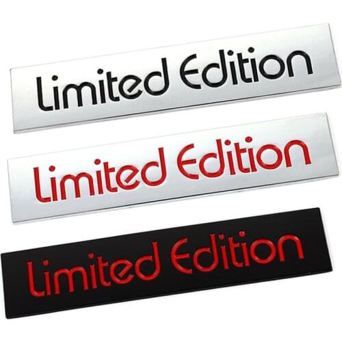 3D Metal Car Sticker Limited Edition Emblem Badge Decal for Lexus BMW Audi Honda Opel Toyota Chevrolet Hyundai Auto stickers