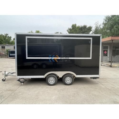 Customized China mobile street electric fast food cart food truck food trailer