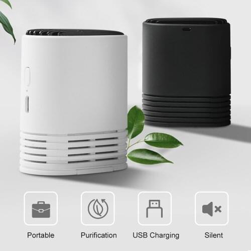 Air Purifier PM2.5 Formaldehyde Removal Necklace Mini Air Freshener Wearable Air Cleaner USB Rechargeable Negative Ion Generator