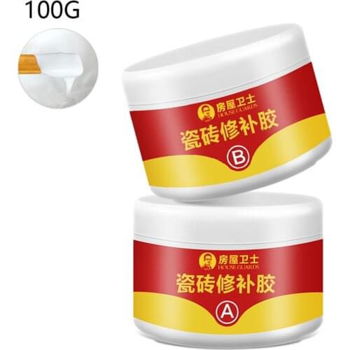 Porcelain white Tile Repair Agent Ceramic Paste Floor Tile Adhesive Strong Adhesive Marble Super Fix Repair Home Floor