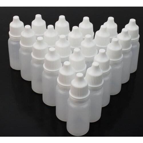 10 Pieces 30 Ml Empty Plastic Dropper Bottles Easy Oils Eye Drops Paint Essence To Container Bottles Carry Light For Solven D1E8