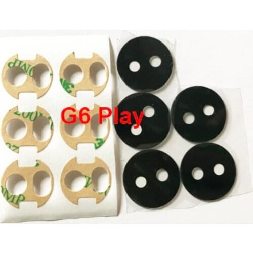 10pcs Rear Back Camera Glass Lens Cover with Ahesive Sticker For Moto G6 Play