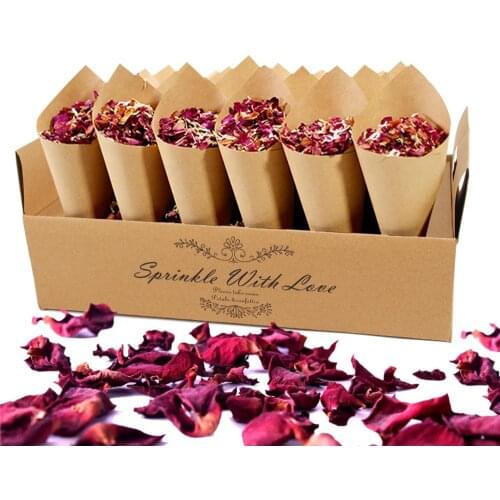 Wedding Confetti Cones Holder Stand Box Flower Tray Rustic Wedding Party Decor Paper Cones Holder Vintage Wedding Favour Boxes