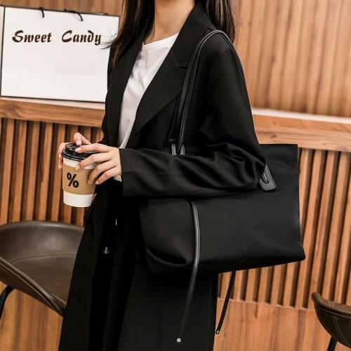 Womens Shoulder Bags FashionNew Simple Shopping Bag Tote Bag Handbag Large Capacity BagWomens Travel Bags Computer Bags