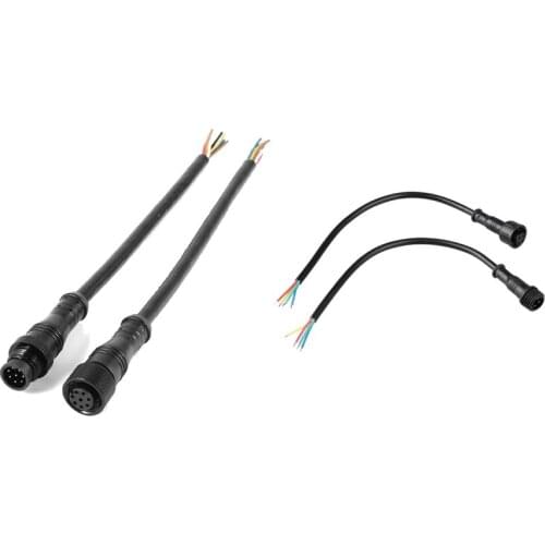 2 Pair LED Strips Waterproof Power Connector Cable 4 Pin & 8 Pin
