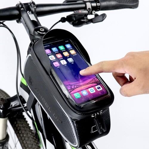 2020 MTB Bicycle Front Bag Waterproof Bike Frame Saddle Phone Case Waterproof Bike Bag Bicycle Parts Accessoies