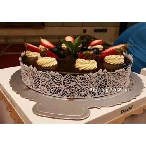 CT401 Silicone cake mold floral sugar lace mold decoration for wedding cake