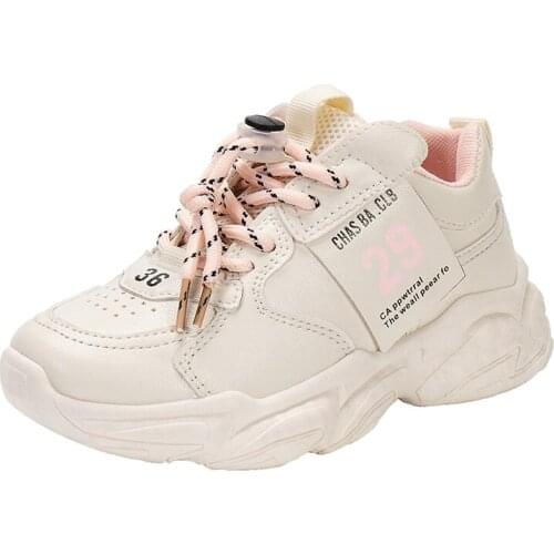 Autumn and winter 2020 childrens sports shoes breathable non slip girls sports shoes soft and light outdoor childrens running