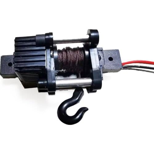 For 1/16 WPL C34 C34K C44 C44KM RC Car Automatic Winch Simulation Winch Capstan with Third Channel Control Module Wire
