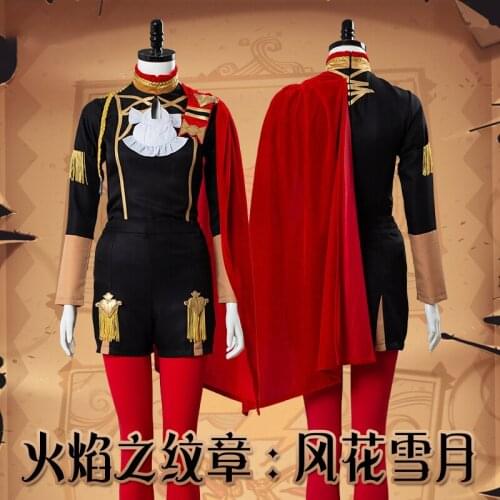The Game Fire Emblem:Three Houses Edelgard von fresberg Uniform Cosplay Costume For Women Halloween Free Shipping 2019 New