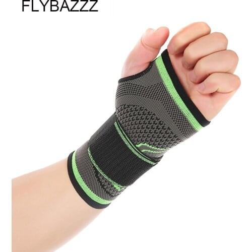 FLYBAZZZ 1PCS High Elastic Bandage Fitness Yoga Hand Palm Brace Wrist Palm Support Crossfit Powerlifting Gym Palm Pad Protector