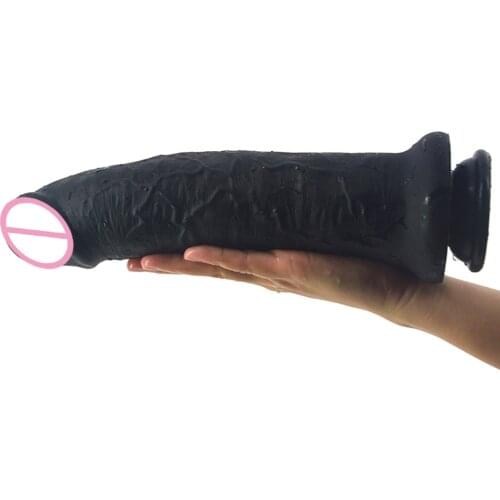 Huge realistic dildo 11.2" thick silicone giant penis suction sex toys for women big dong anal dildo masturbator sex shop