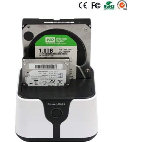 Hd Externo USB 3.0 Carcasa Hdd 2.5 Sata 2.5 Enclosure Caja Externa 2.5 Disco Duro Sata Case Hd Externo 2 Bay Hdd Usb Hdd Docking