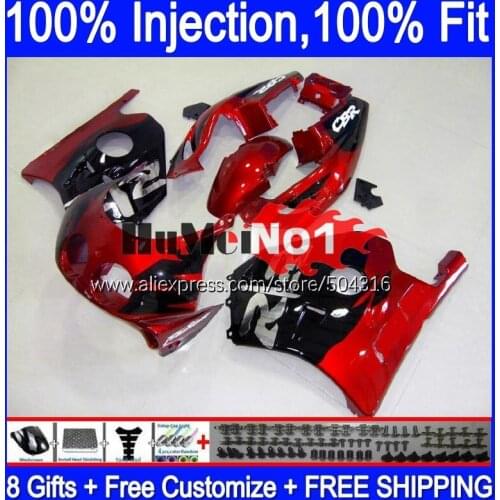Injection OEM For HONDA CBR250RR CBR 250RR 1990 1991 1992 1993 1994 135MC.31 metal red new CBR250 RR MC22 95 96 97 98 99 Fairing
