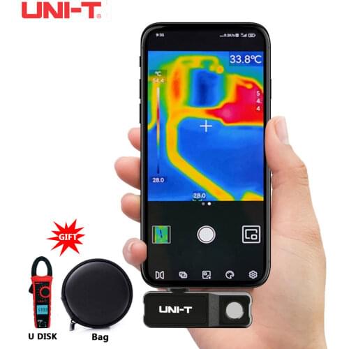 UNI-T UTi120Mobile Infrared Thermal Imager Thermometer Infrared Imager Industrial Inspection Imaging Camera For Android Phones