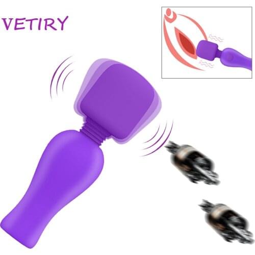 Powerful AV Stick Clitoris Stimulator G Spot Vagina Vibrator Dildo Vibrator Female Masturbation 7 Frequency Sex Toys For Women