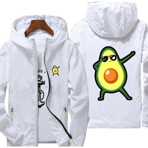 Mens Fashion Jackets and Coats New Mens Spring summer Jacket Avocado Clothes Casual Streetwear