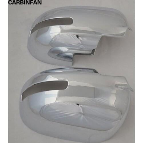 Side Mirrors Rearview Cover Trim Trims 2pcs/set for 13 14 Mitsubishi Outlander 2013 2014