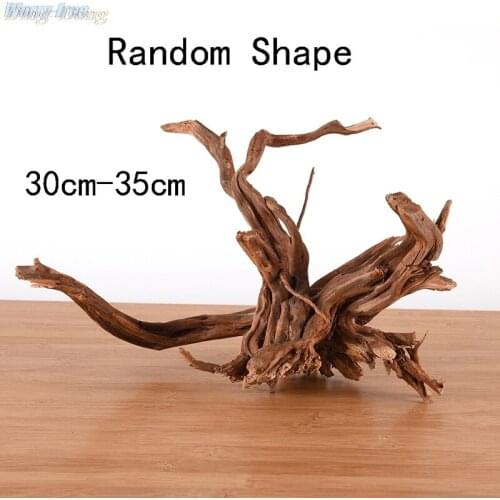 Natural Tree Trunk Driftwood Fish Tank Driftwood Aquarium Fish Tank Plant Aquarium Decoration Home Desktop Decoration Random