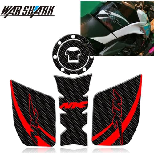 Motorcycle Carbon Fibre Anti Slip Tank Pad Sticker Side Gas Knee Grip Protector For CFMOTO 250NK 400NK 650NK