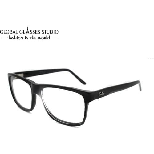 New Fashion Italy Design Glasses For Men Women Black acetate Eyeglasses Eyewear RM0658-C7