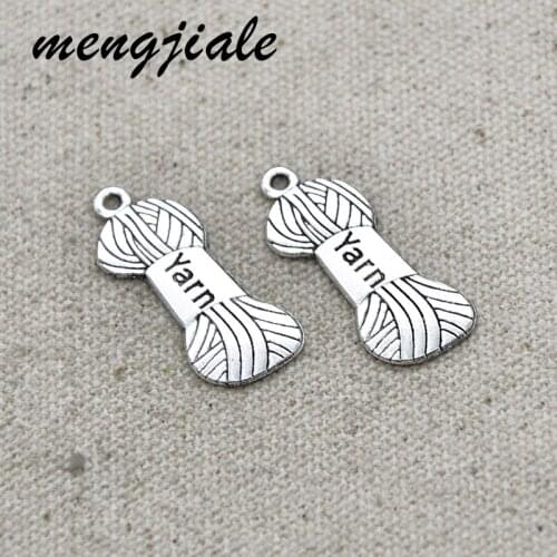14pcs Wholesale Metal Alloy Yarn Charms Pendants For Handmade Decoration Vintage DIY Jewelry Making Findings