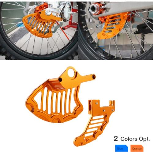 Front Rear Brake Disc Guard Protector For KTM 125 250 200 300 350 450 500 525 530 SXF EXC XCW SX XC MXC 2004-2011 2012 2013 2014