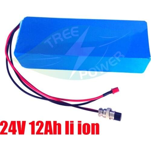 Electric bike Rechargeable batterie Lithium 12ah 24v electric bicycle battery + charger
