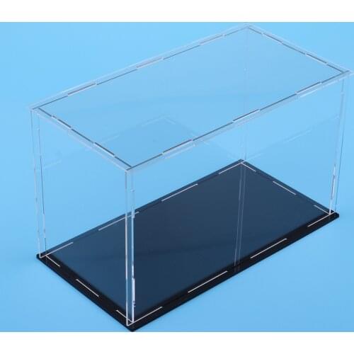 8x7x6" Transparent Acrylic Display Case Dustproof Assembled Model Show Box