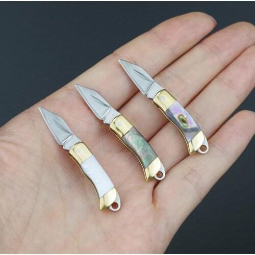 Factory Direct Tactical High Hardness Knife Wild Survival Multi-function Mini Folding Knife Self-defense Outdoor Keychain Knives