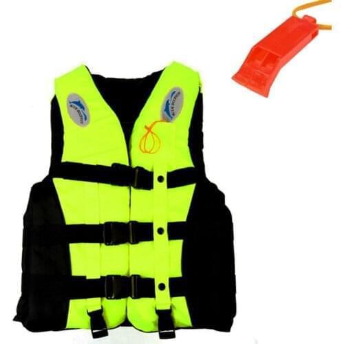 Mounchain S-3XL Swimwear Polyester Adult Life Jacket surfing Vest Fishing Survival Suit Whistle Inflatable Life Jackets Vest