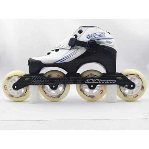 Bont Inline Skate Jet 3PT White Blue Package speed skate inline skate