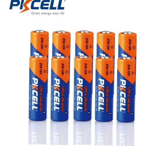 10Pieces 12V 27A 12V MN27 27A A27 L828 Alkaline Battery For doorbells car alarm keyless remote toys Canada Stock