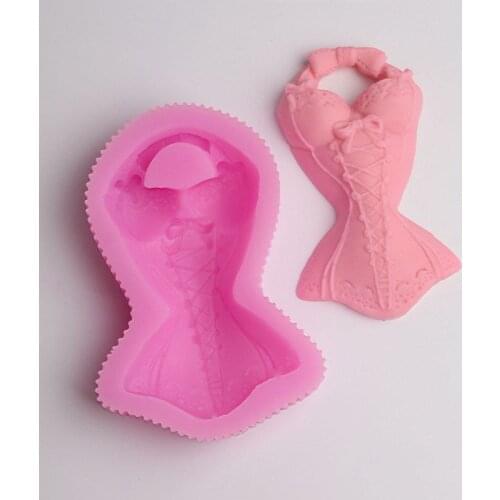 Craft DIY Swimsuit Shape Silicone Mold Fondant Cupcake Molds Cake Baking Tools