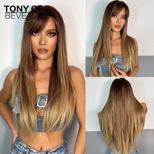 Long Synthetic Wigs TONY OF BEVERLY China