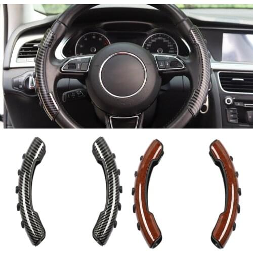 Universal Car Interior Steering Wheel Booster Cover Carbon Fiber Non-Slip Cover Car Modification Supplies 3 Types New