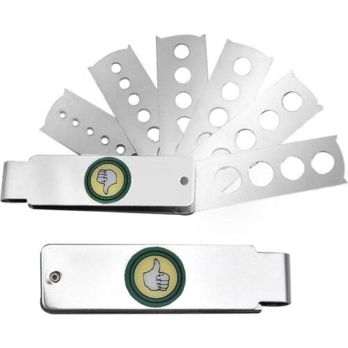 Jewelry Equipment Accessory Gem Diamond Measuring Tool Rust-resistant Fan Gauge Stone Jewelry Measuring Making Tool for Jewelers